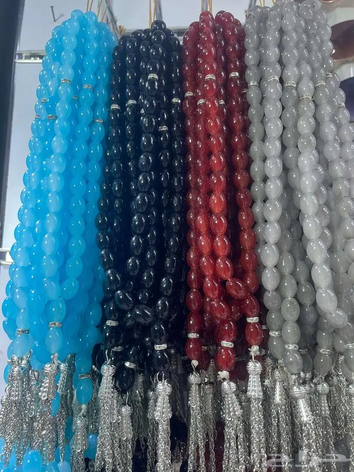 سبح جملة بسعر جملة السبح (زجاج) 7 ألوان 2