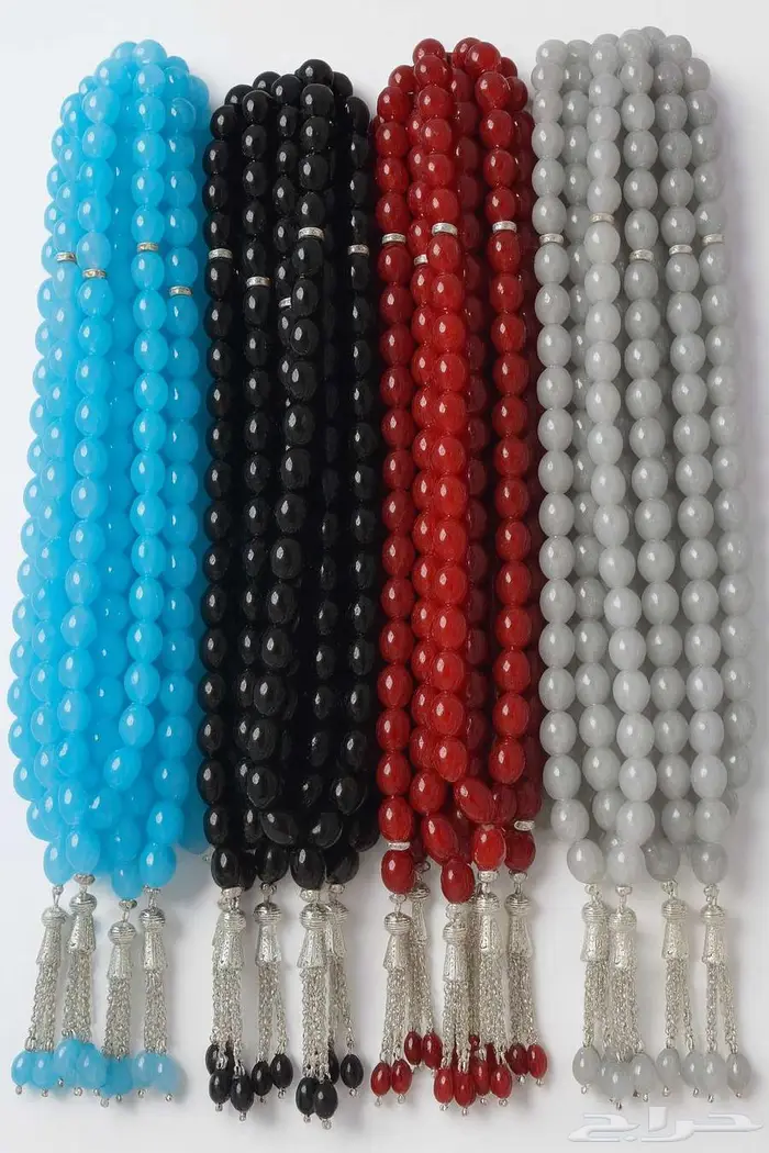 سبح جملة بسعر جملة السبح (زجاج) 7 ألوان 0