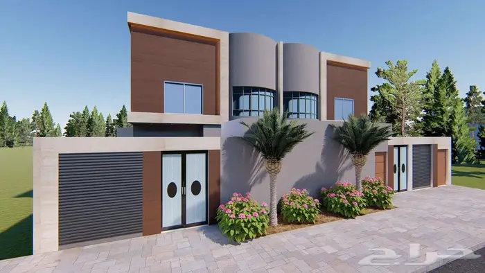 تصميم واجهات ثري دي 3d 24