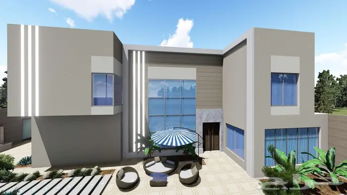 تصميم واجهات ثري دي 3d 43