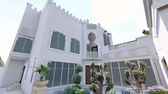 تصميم خارجي وداخلي 3d ثري دي 34