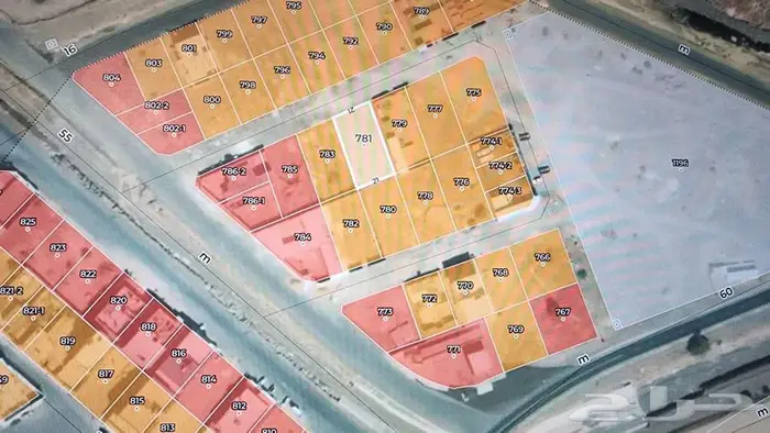 ارض سكنيه غرب الدايري 840 متر 0