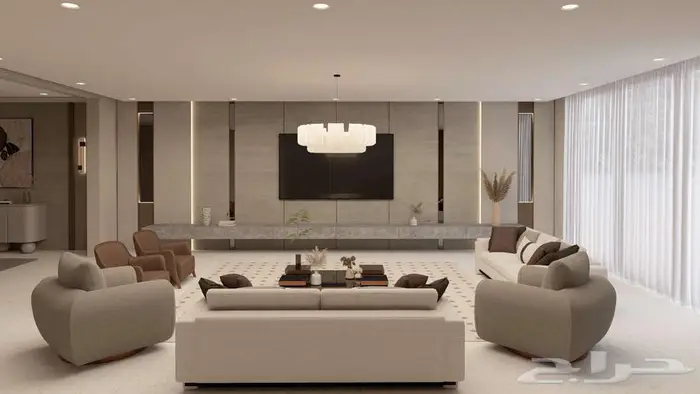 تصميم ديكورات داخلية احترافية ( بأفكار بسيطه ومبتكرة ) 3