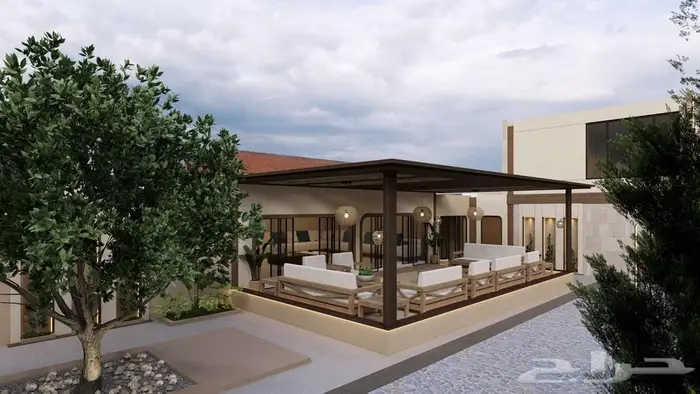 تصميم واجهة خارجية وديكورات خارجية وداخلية 5