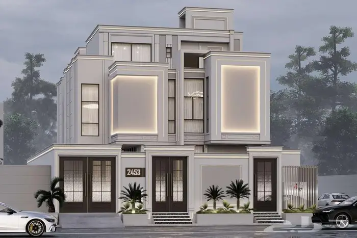 تصميم واجهة خارجية وديكورات خارجية وداخلية 2