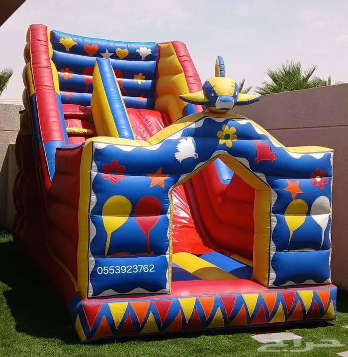 ايجار نطيطات زحليقه مائيه ملعب صابوني 6