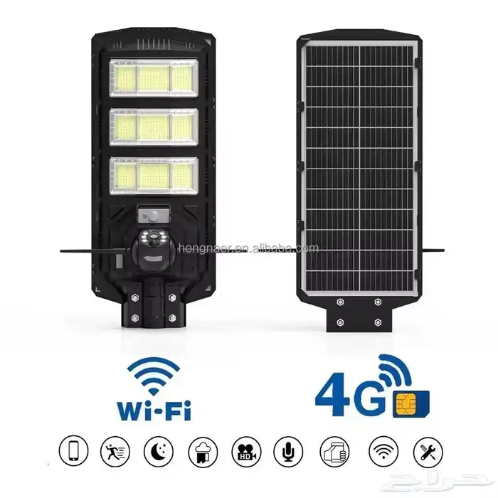 كاميرات 4K بالطاقة الشمسية وشريحة 4G كشاف LED 10