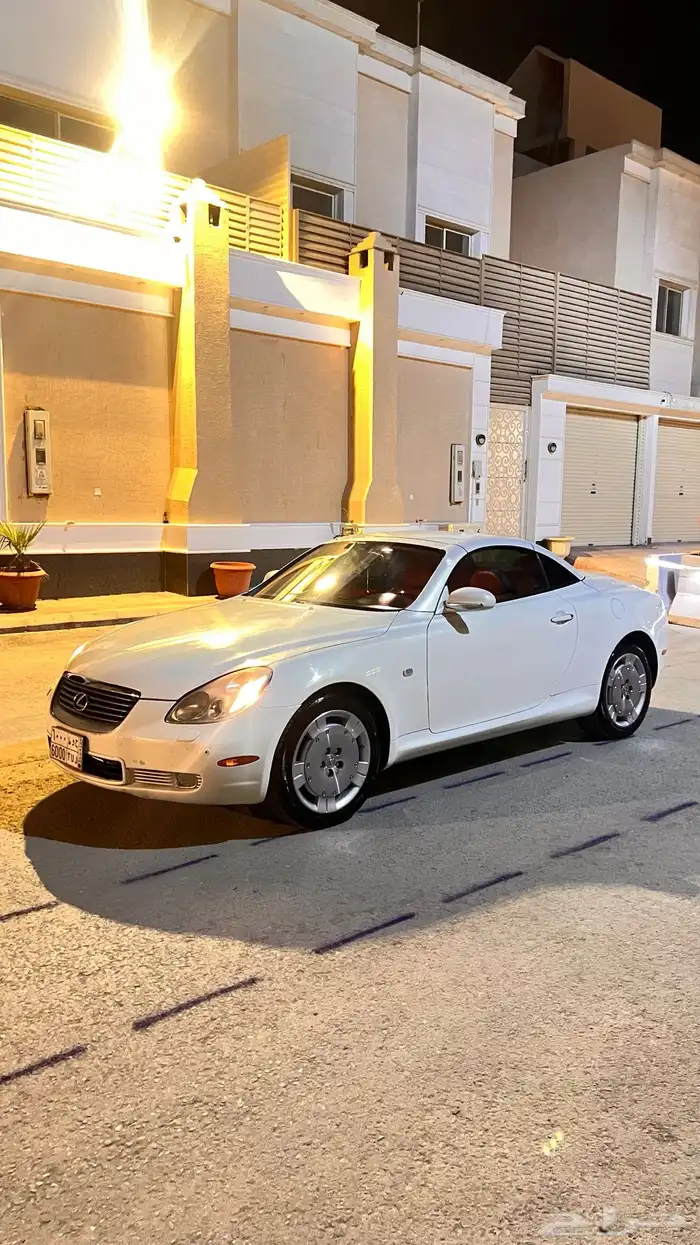 لكزس Sc430 كوبية كشف 2005 لون ابيض داخلية جملي نظيفه 3
