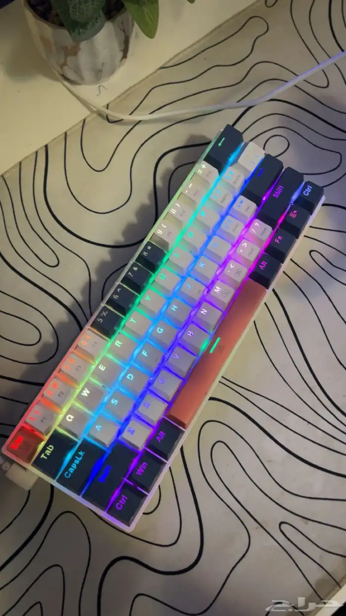 كيبورد قيمنق السويتش احمر والصوت فخم   ماوس باد كبير 0