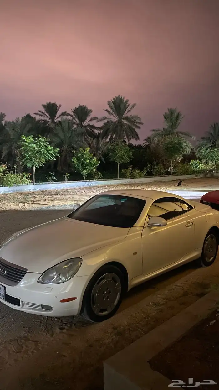لكزس Sc430 كوبية كشف 2005 لون ابيض داخلية جملي نظيفه 33