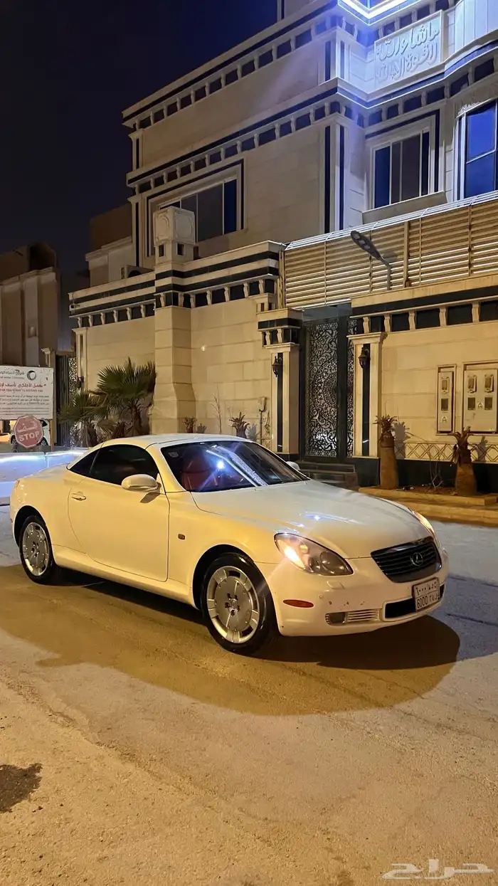 لكزس Sc430 كوبية كشف 2005 لون ابيض داخلية جملي نظيفه 10