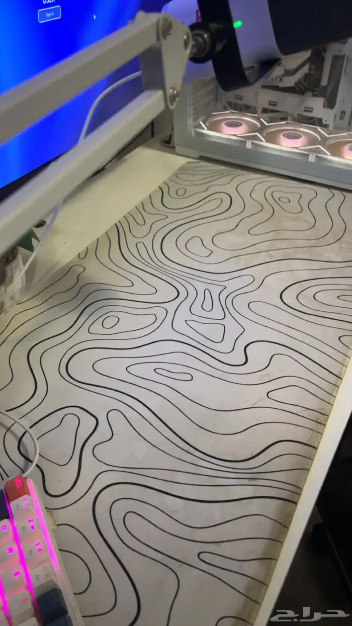 كيبورد قيمنق السويتش احمر والصوت فخم   ماوس باد كبير 2