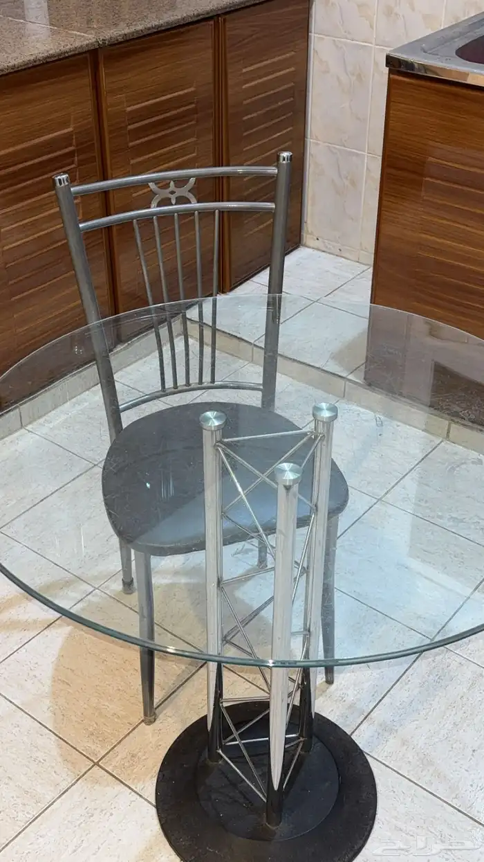 طاولة طعام زجاج 0