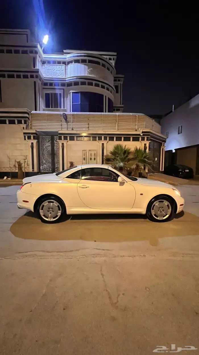لكزس Sc430 كوبية كشف 2005 لون ابيض داخلية جملي نظيفه 8