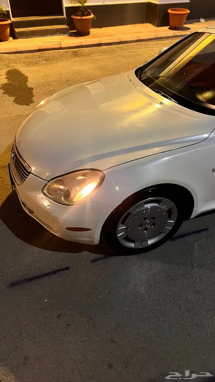 لكزس Sc430 كوبية كشف 2005 لون ابيض داخلية جملي نظيفه 13