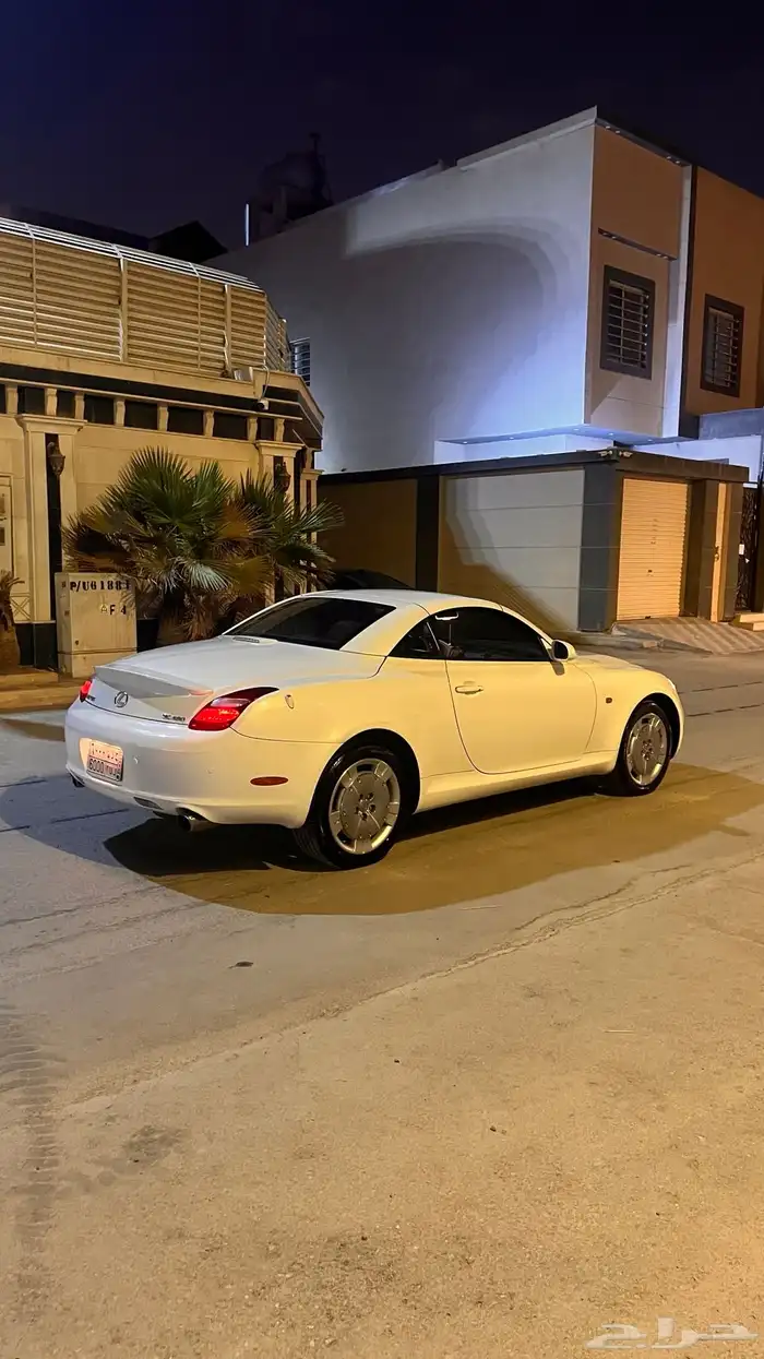 لكزس Sc430 كوبية كشف 2005 لون ابيض داخلية جملي نظيفه 1