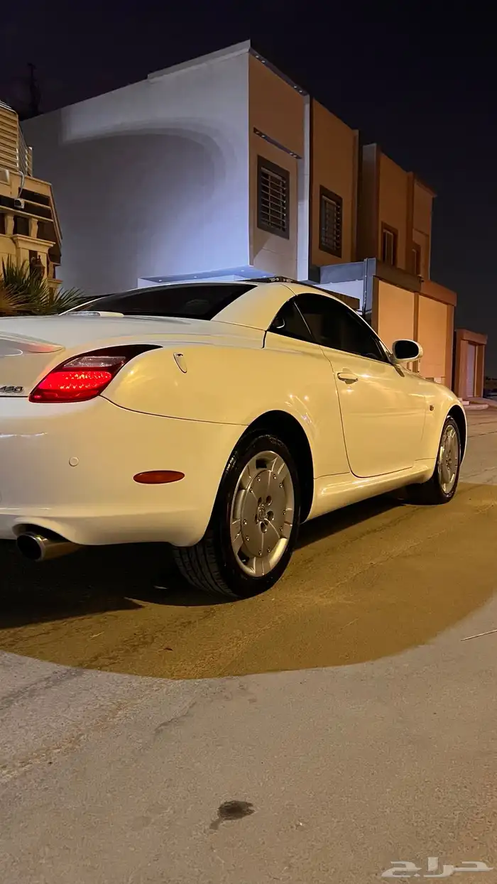 لكزس Sc430 كوبية كشف 2005 لون ابيض داخلية جملي نظيفه 6