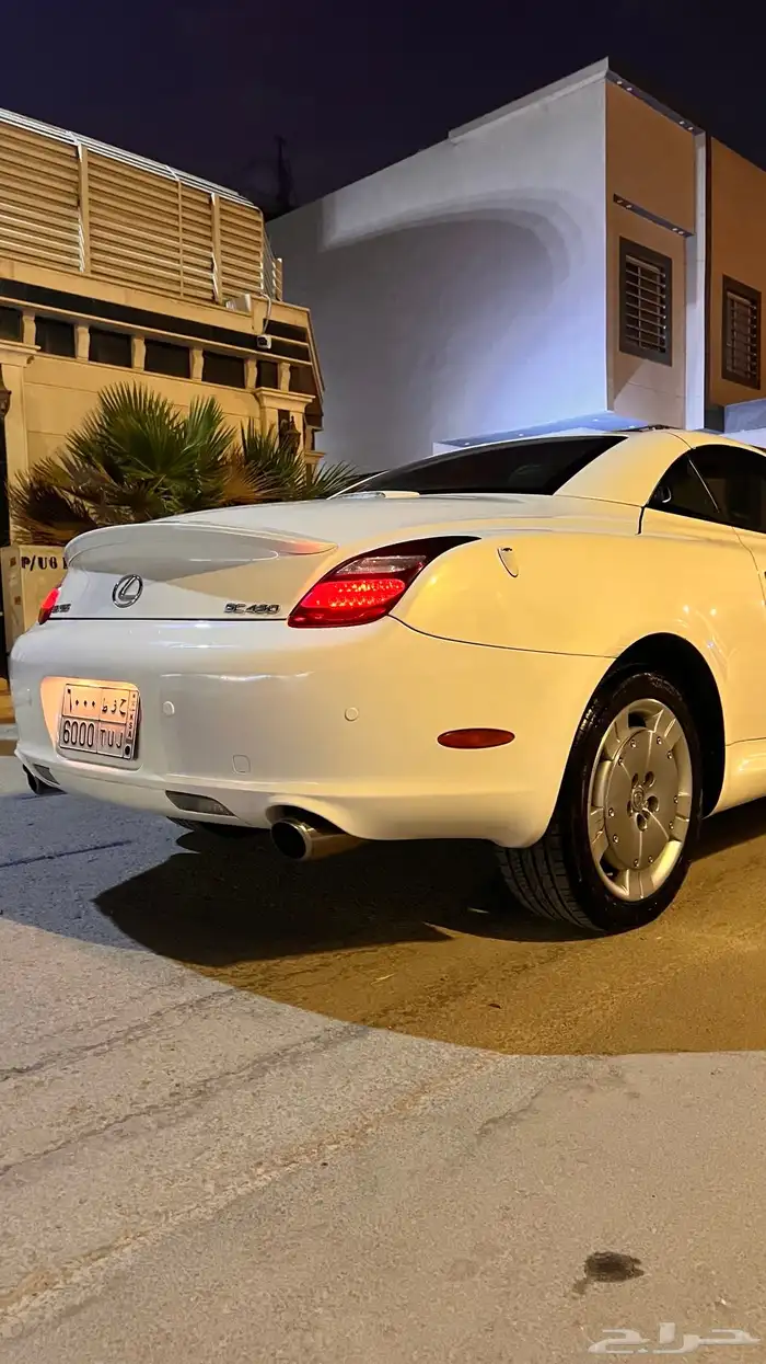 لكزس Sc430 كوبية كشف 2005 لون ابيض داخلية جملي نظيفه 7