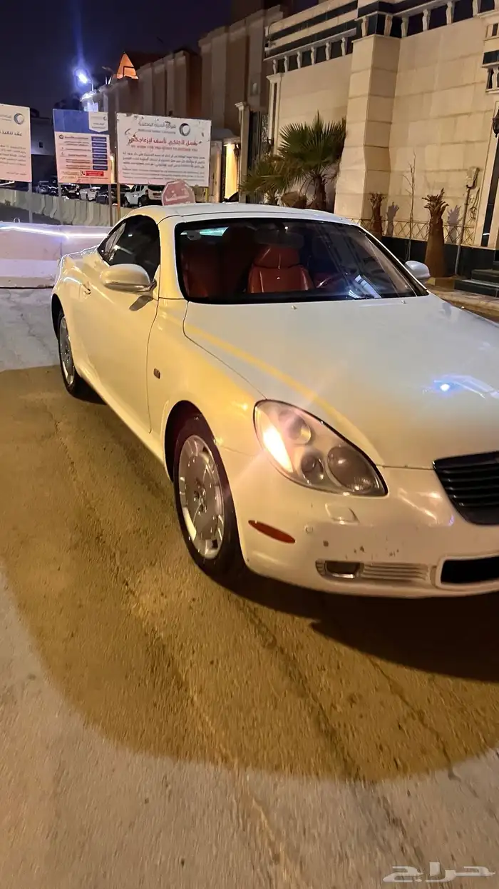لكزس Sc430 كوبية كشف 2005 لون ابيض داخلية جملي نظيفه 11