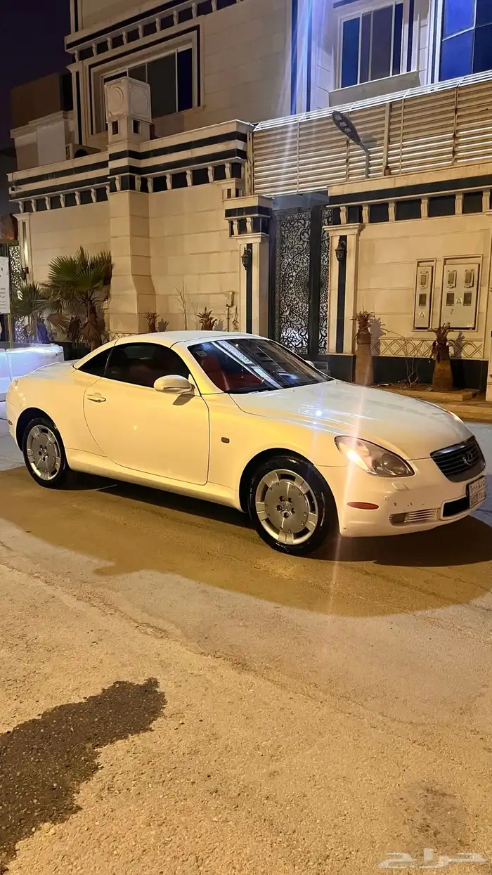 لكزس Sc430 كوبية كشف 2005 لون ابيض داخلية جملي نظيفه 2