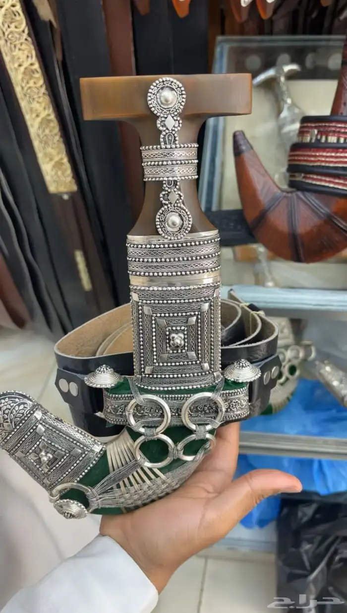 جنبيه قرن الصب فضه 0