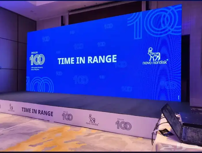 تاجير وتنظيم المعارض والمؤتمرات شاشات اضاءات اليوم الوطني 6