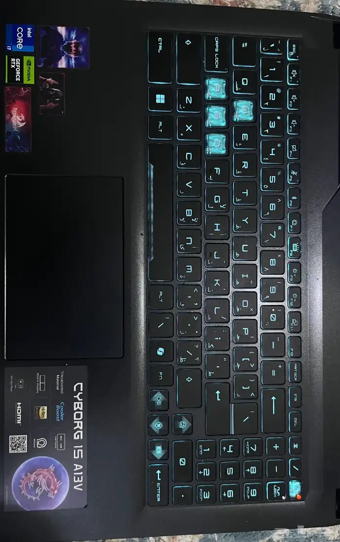 لابتوب قيمنق اس ام اي سايبرج 15 cyborg 15 A13V 10