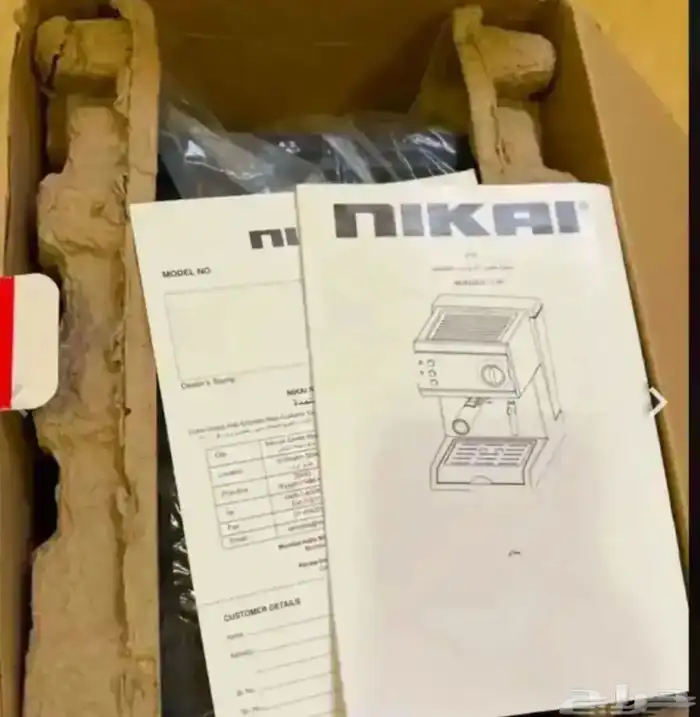 ماكينة قهوة اسبريسوا نيكاي إصدار مميز شبه جديدة 0