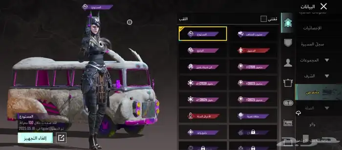 حساب ببجي نادر للبيع 10