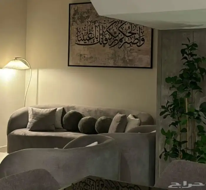 كنب رمادي جديد 3