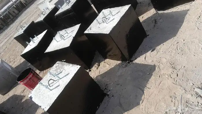 بيع وتأجير حواجز تنظيم افنت تنظيمية ترفيه صبات خرسانية قواعد 15
