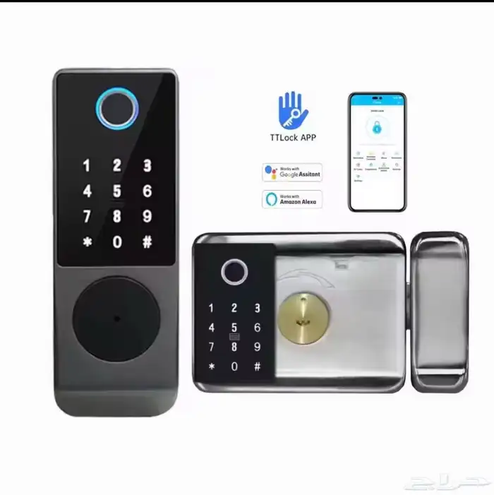اقفال ذكية داخلية وخارجية للابواب الخشب والحديد SMART LOCK 0