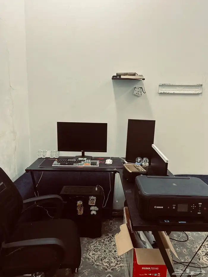 الب سي شبه جديد استخدام 4 شهور فقط كمبيوتر وطابعه جديده 1