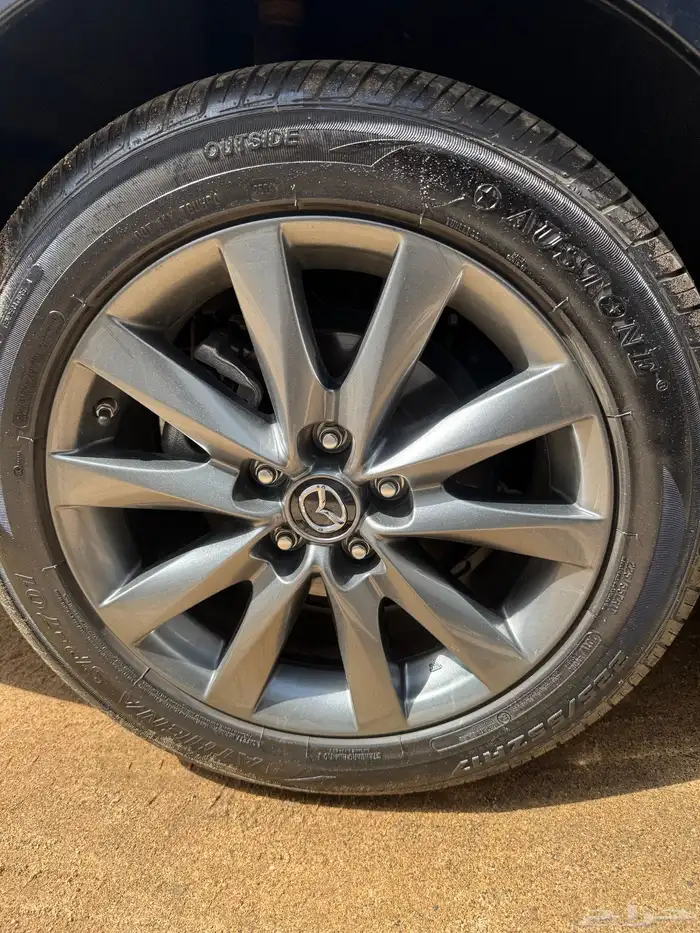 جنوط مازدا 6 ستاندر السيارة جديده والجنوط كلهن جداد 2