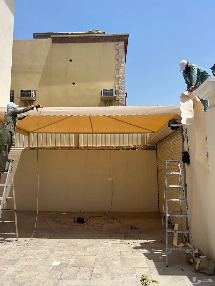 تركيب سواتر مظلات 3