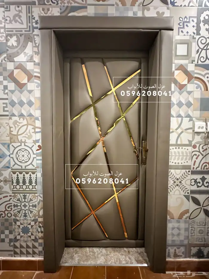 عزل باب - عازل باب - عازل صوت - عزل الصوت للباب - عزل جدران 25