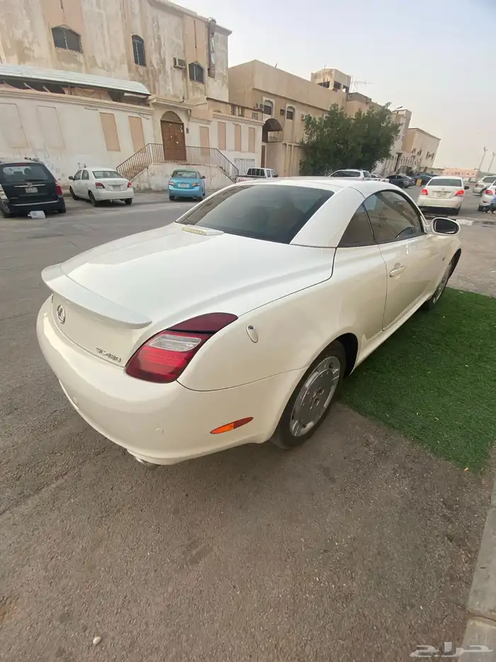 لكزس Sc430 كوبية كشف 2005 لون ابيض داخلية جملي نظيفه 26