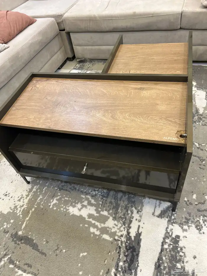 مكتبة كاملة للتلفزيون   طاولة قهوة 6