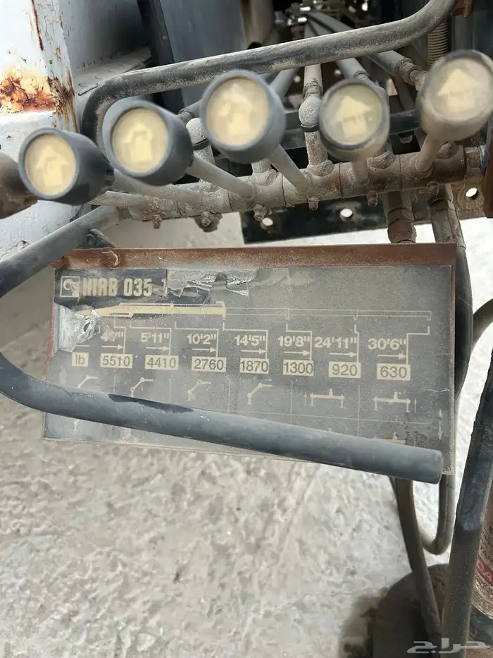 كرين HIAB 035 طن 2.5 3