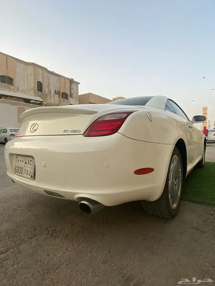 لكزس Sc430 كوبية كشف 2005 لون ابيض داخلية جملي نظيفه 27