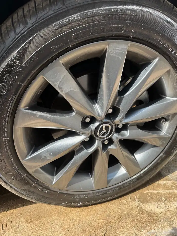 جنوط مازدا 6 ستاندر السيارة جديده والجنوط كلهن جداد 1