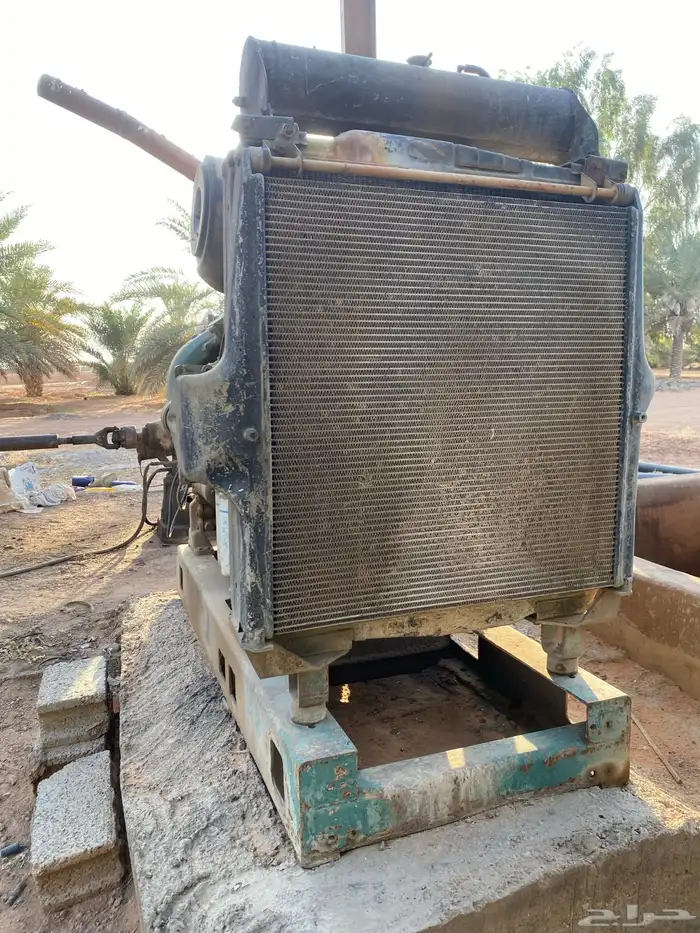 مكينة فلفو وطرمبة 5 بوصة كاملة وتانكي ديزل 2