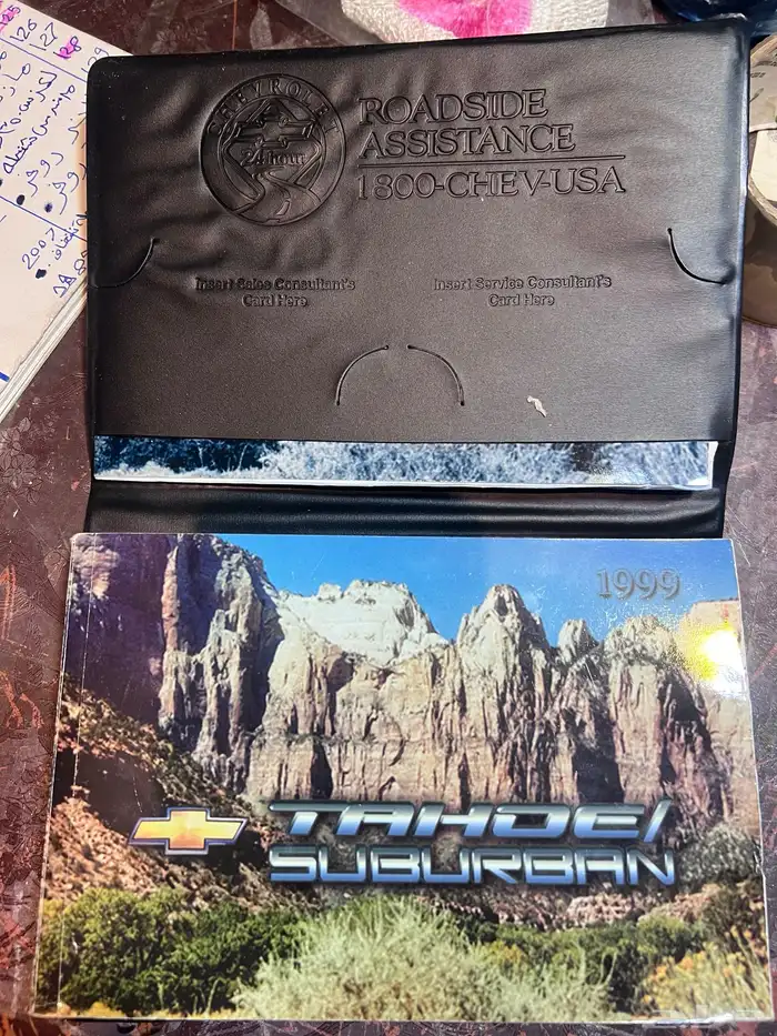 كتلوجات تاهو سوبربان 1999بحاله الوكاله 1