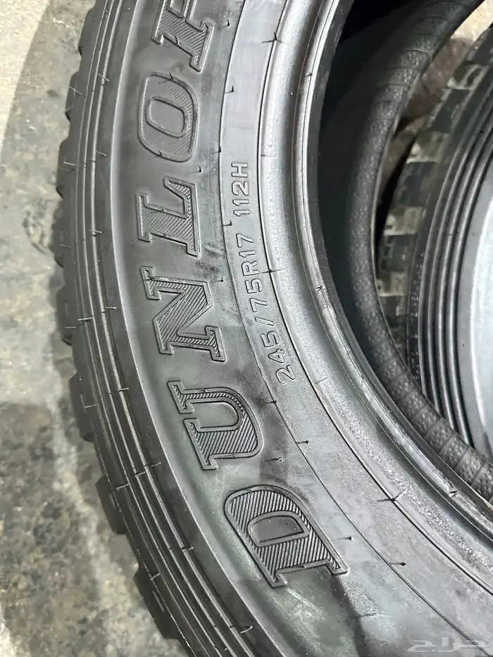 كفرات دنلوب ابو لبنه وكاله مقاس 245 75 17 6