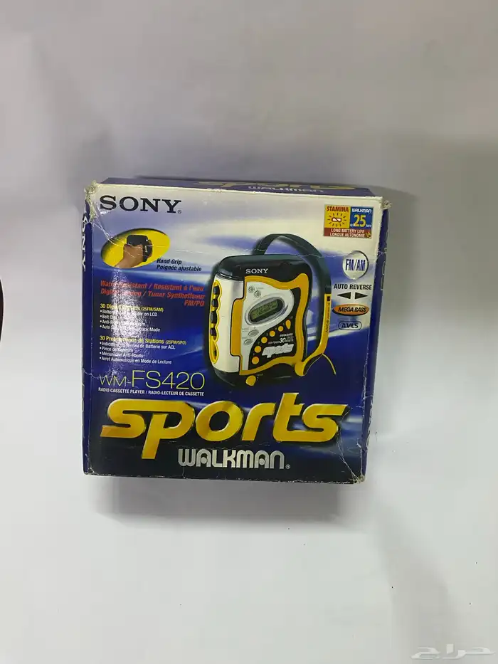 مسجل وراديو. ماركة سوني SONY SPORTS WALKMAN 8