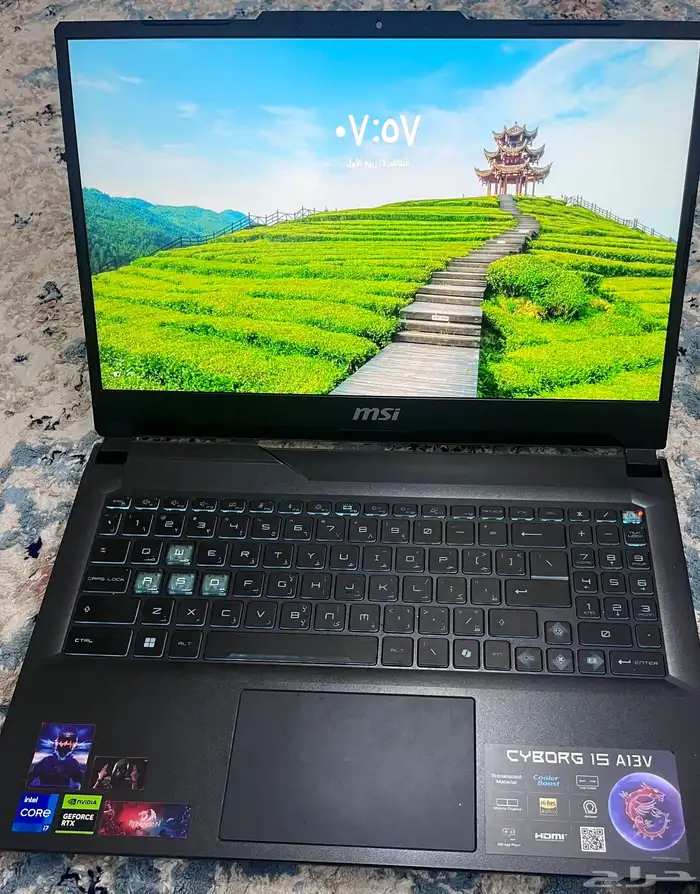 لابتوب قيمنق اس ام اي سايبرج 15 cyborg 15 A13V 8