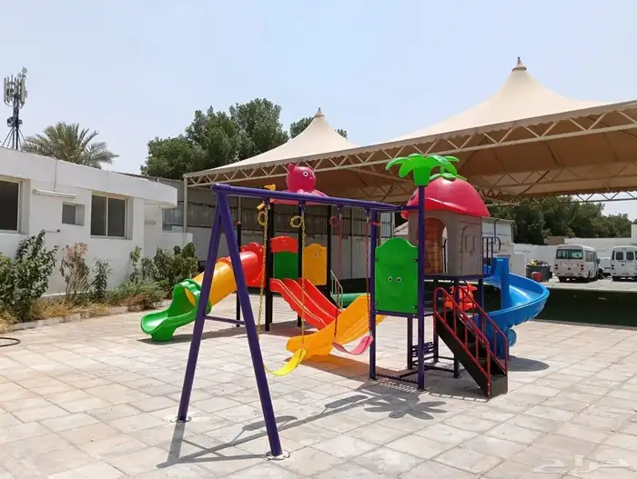 مراجيح وزحاليق للالطفال والكبار تجهيز مدارس حدائق استراحات 7
