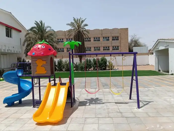 مراجيح وزحاليق للالطفال والكبار تجهيز مدارس حدائق استراحات 8