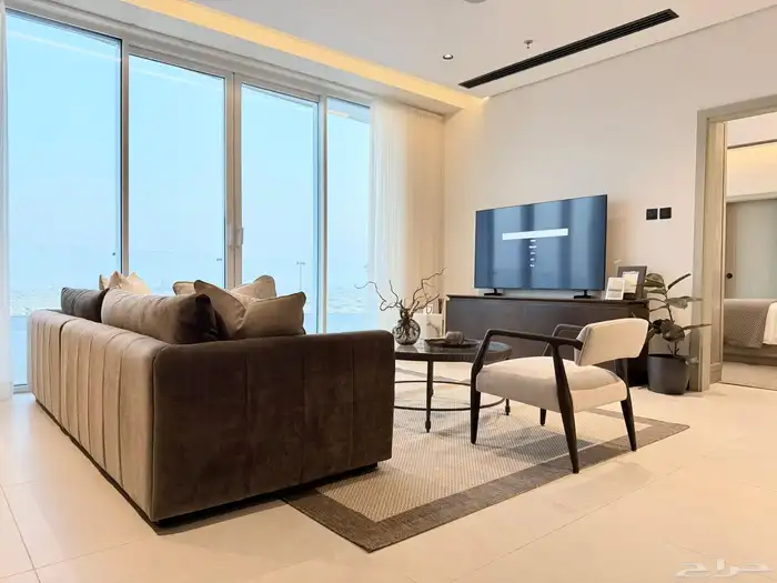 شقة في برج حي الرحمانيه - للإيجار سنوي 8