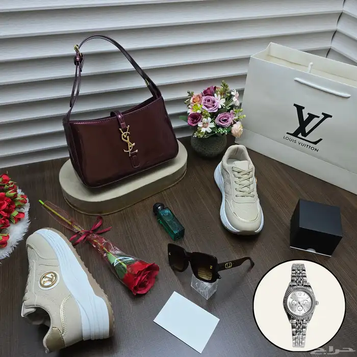 طقم شنطة أفسان لوران مع شوز 3